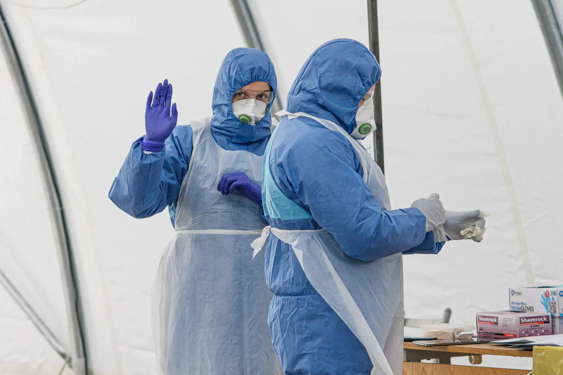 Koronaviruso mobilus patikros punktas