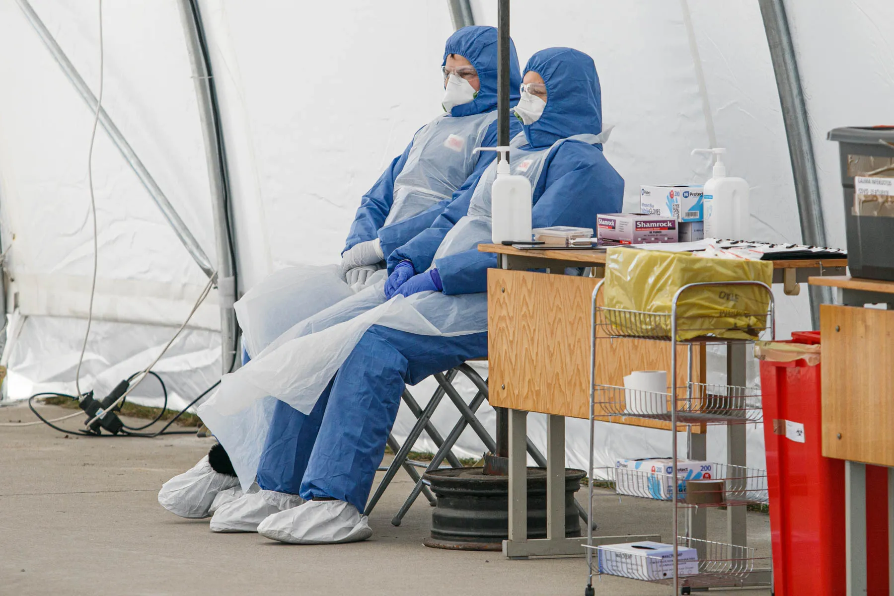 Koronaviruso mobilus patikros punktas