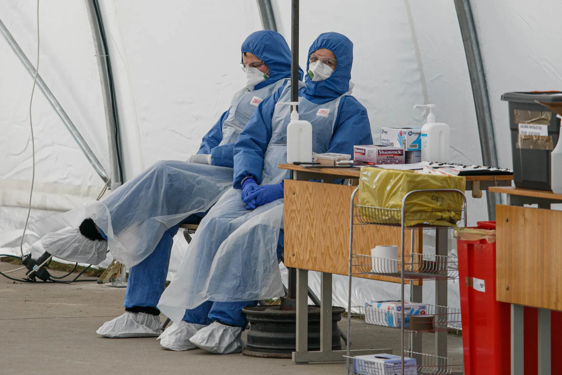 Koronaviruso mobilus patikros punktas