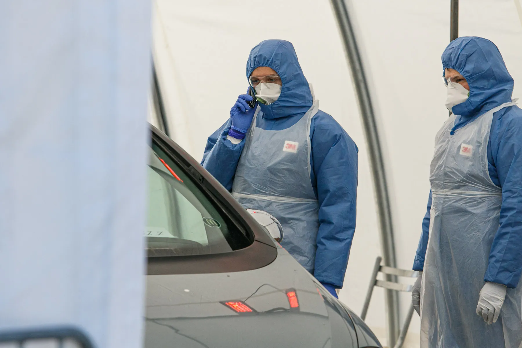 Koronaviruso mobilus patikros punktas