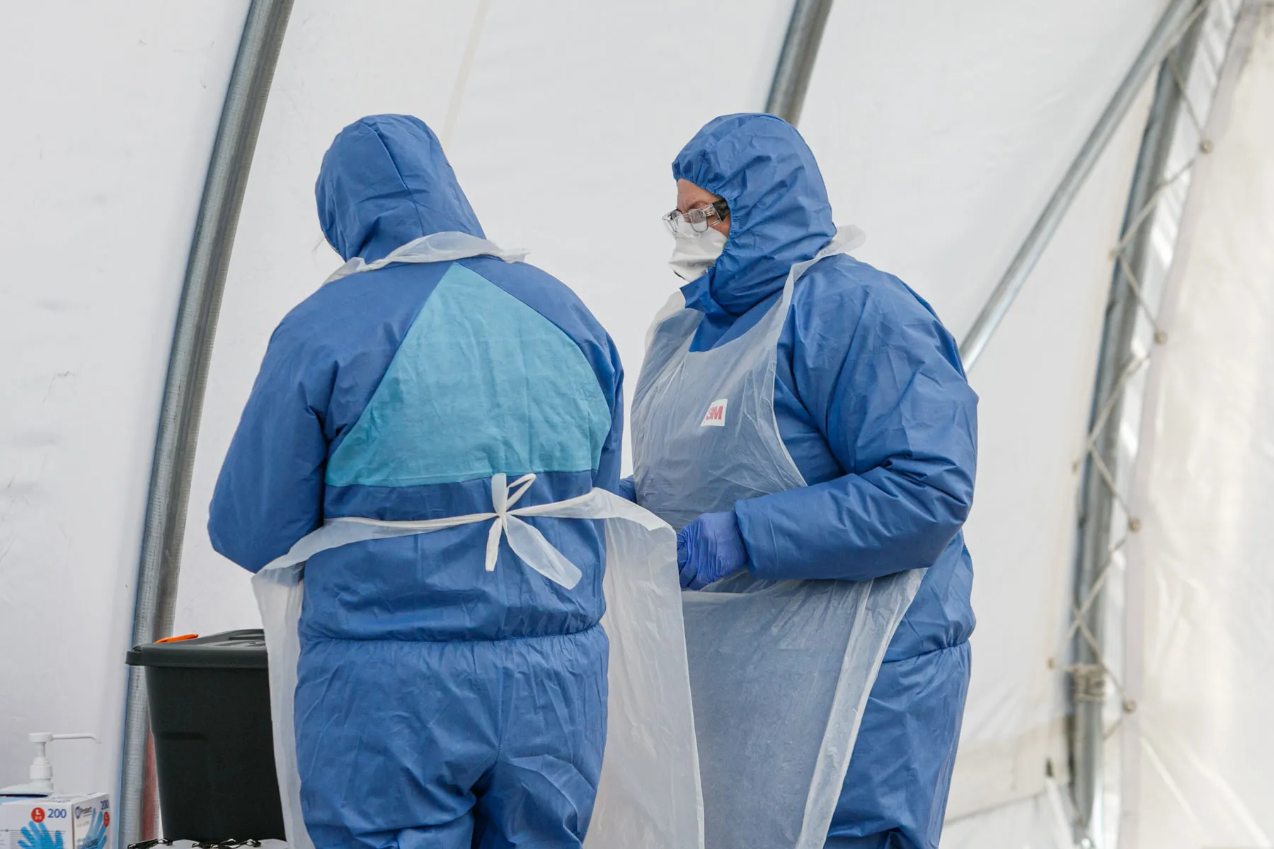 Koronaviruso mobilus patikros punktas