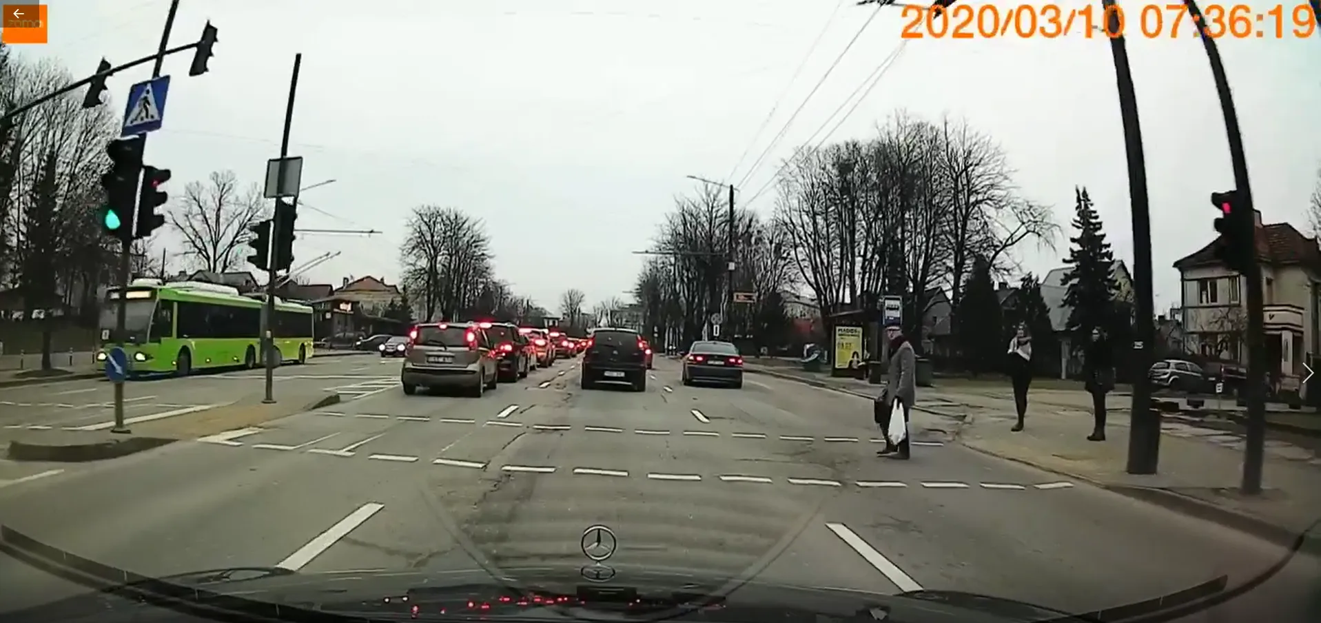 Tvirtovės alėjoje pėstysis