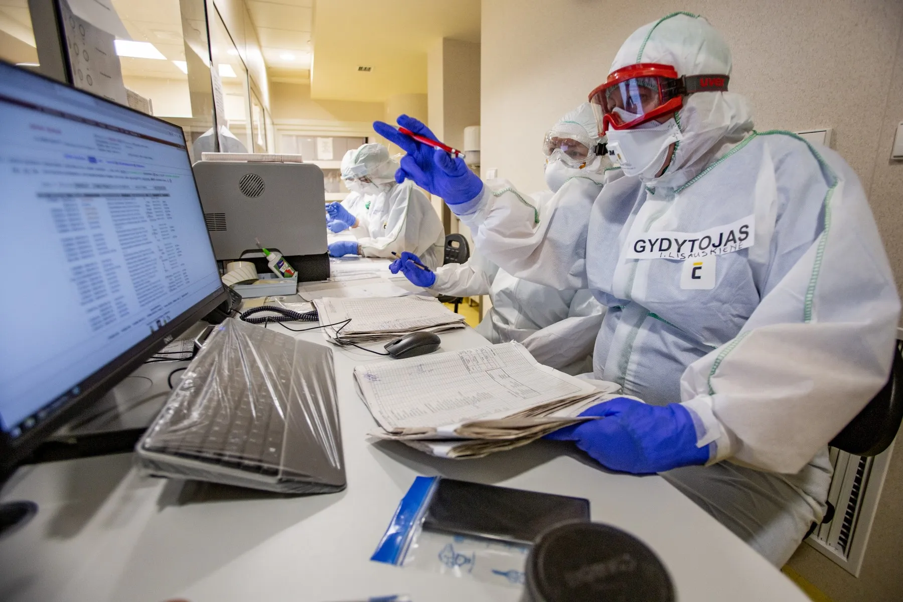 Raudonoji zona Santaros klinikose