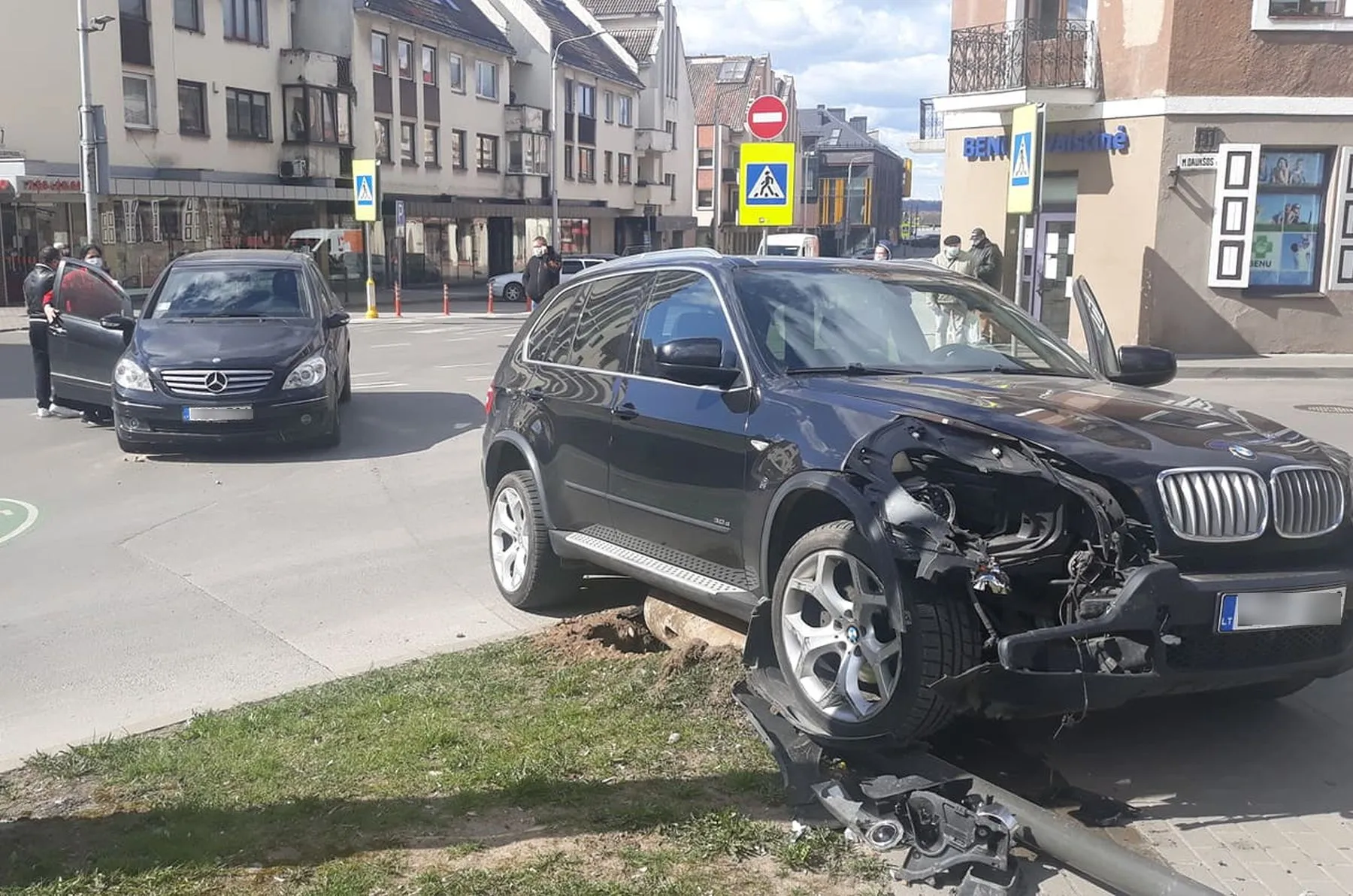 Avarija Šv. Gertrūdos gatvėje