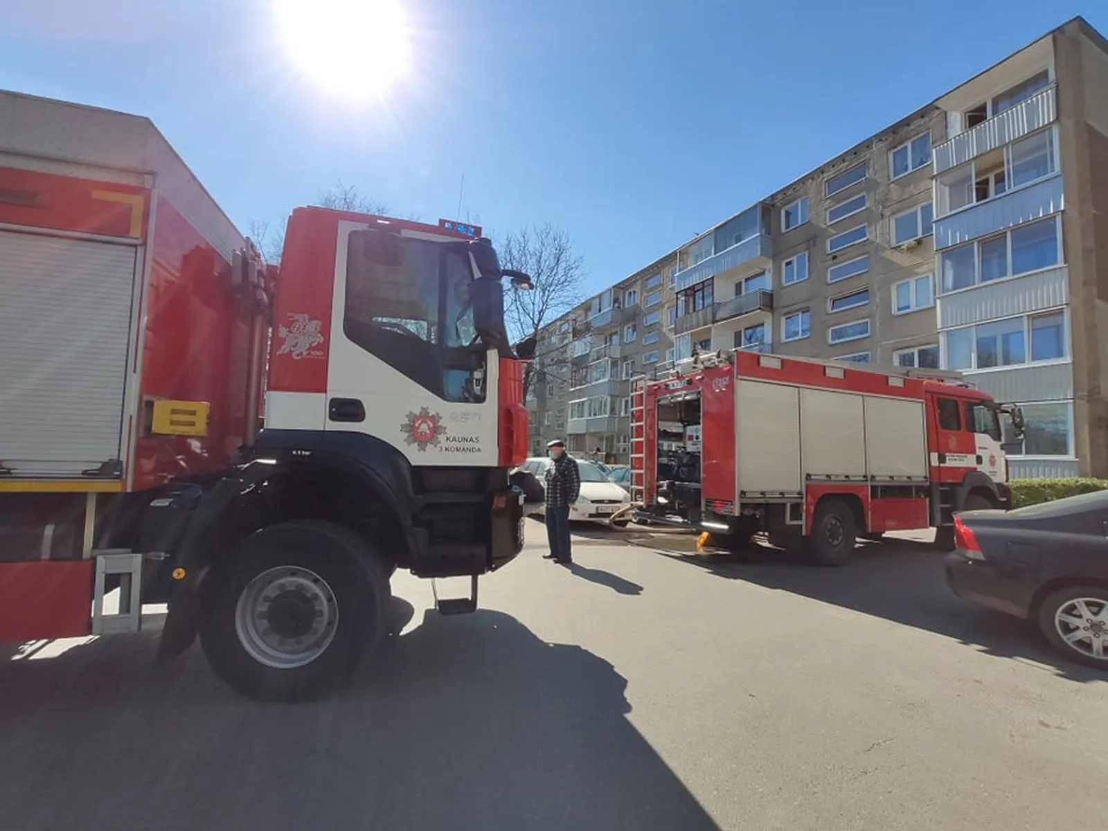 Gaisras Pramonės prospekte