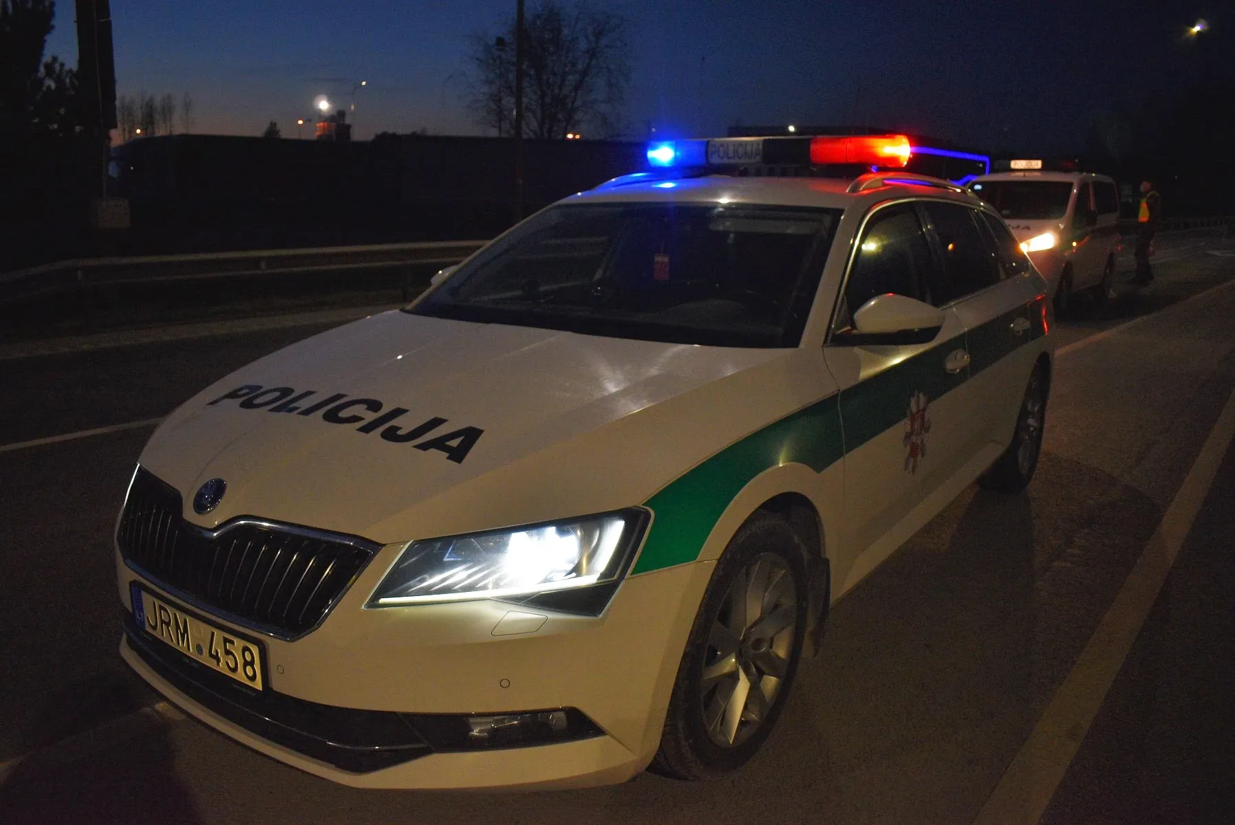 Policijos postas Ateities plente