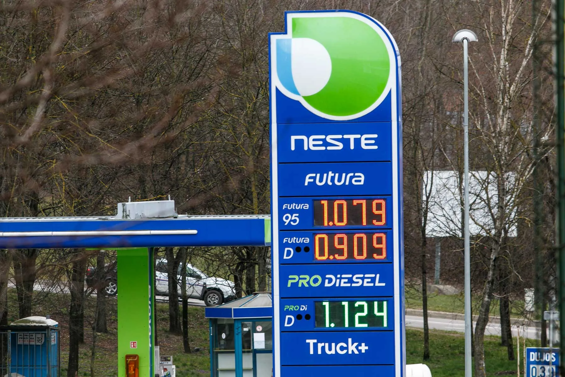 Degalų kainos Kaune