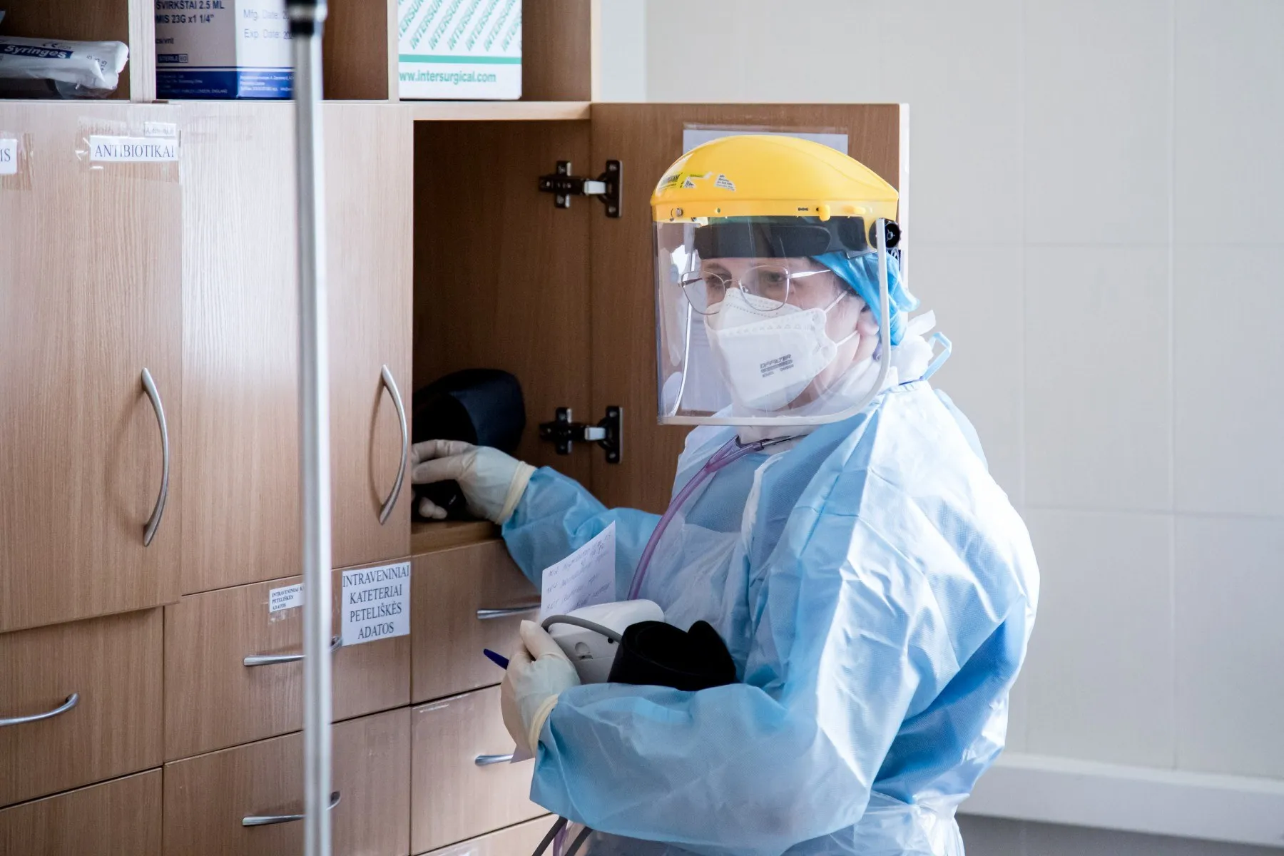 ligoninė, koronavirusas, pacientas