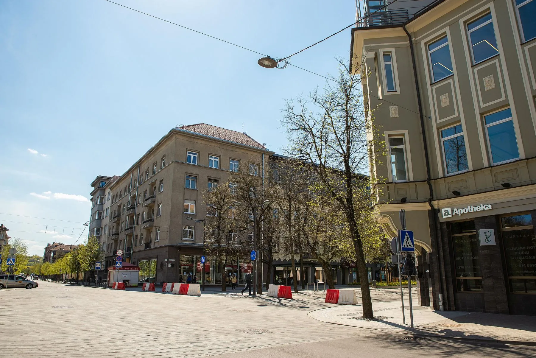 Uždaroma Maironio gatvė