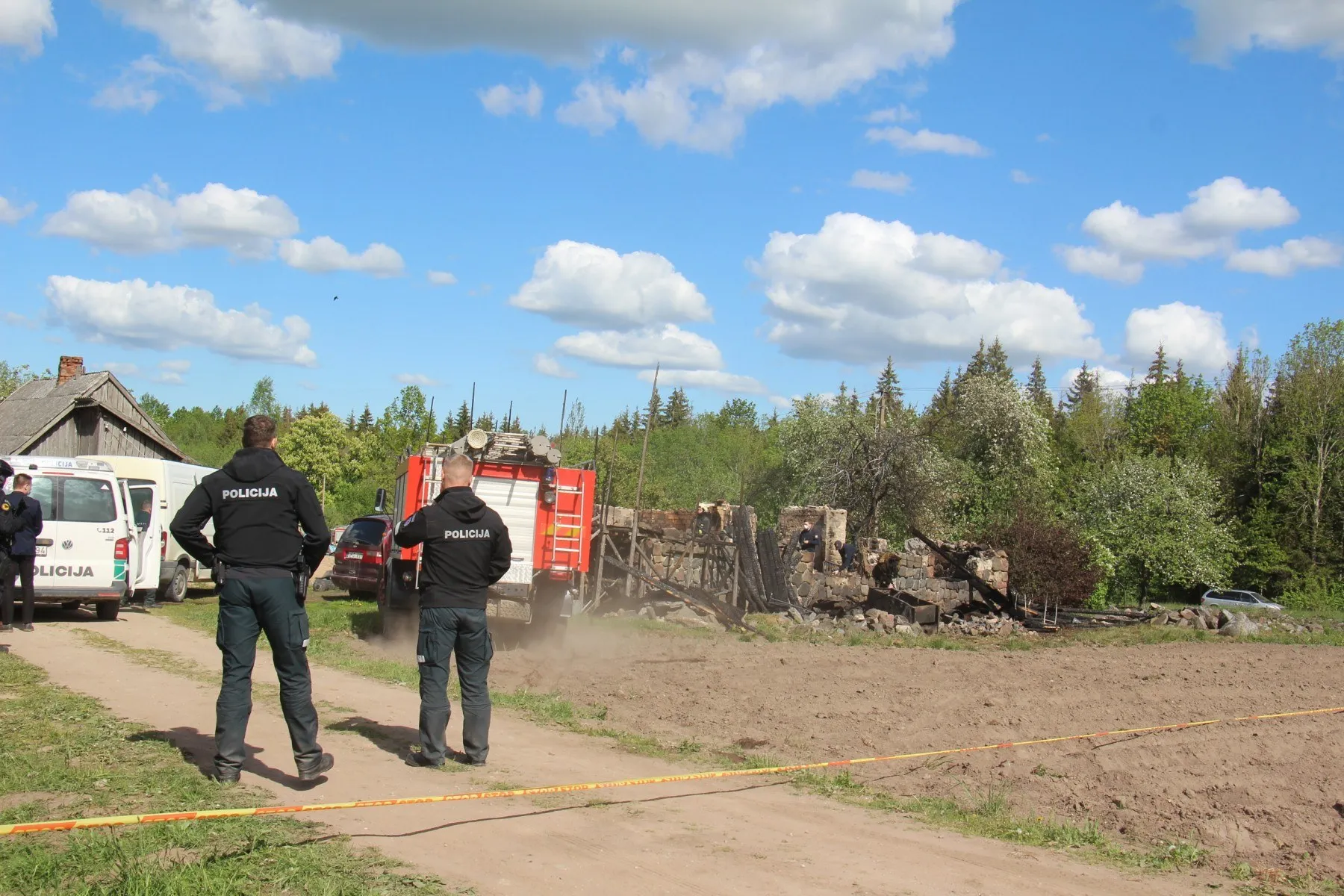 Mažeikiuose rasti sudegę žmogaus palaikai