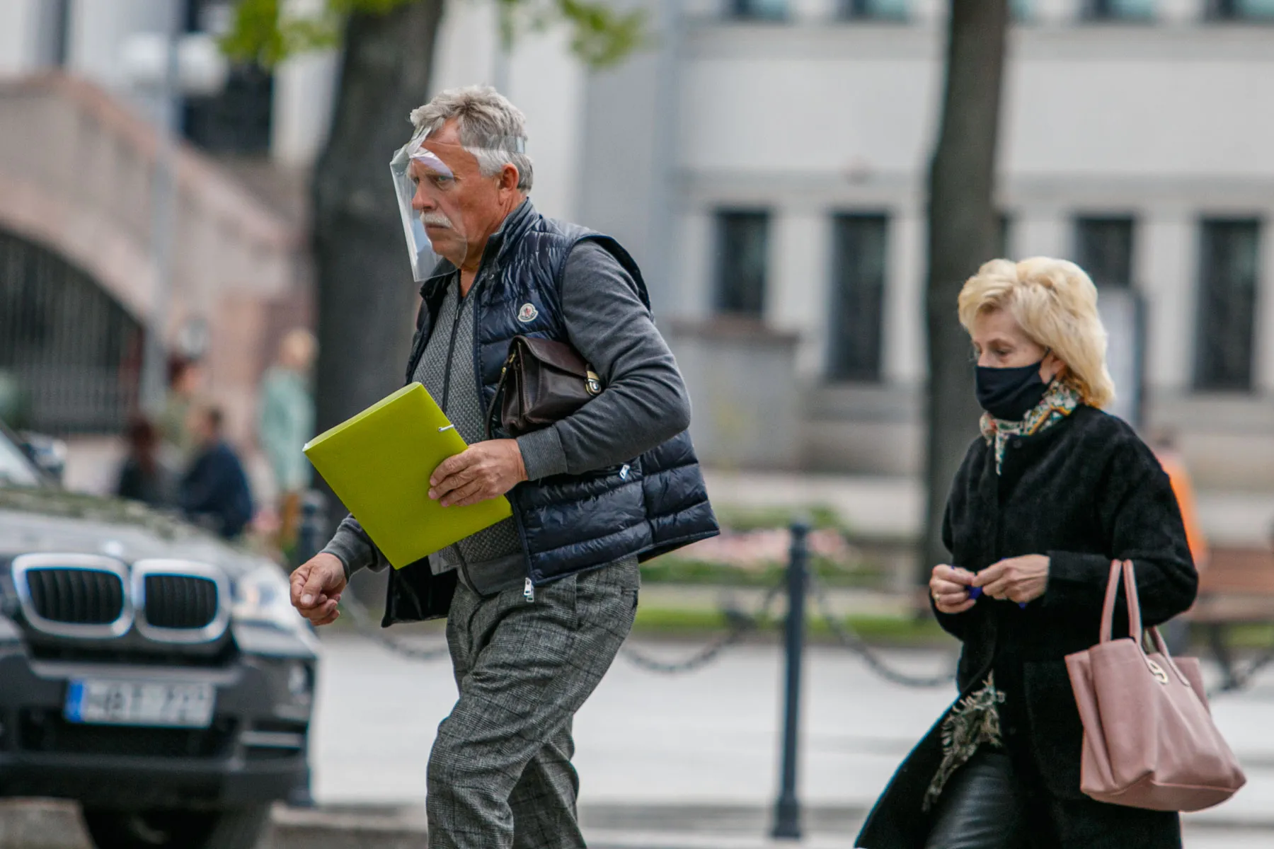 Kauniečiai miesto centre po karantino sušvelninimo