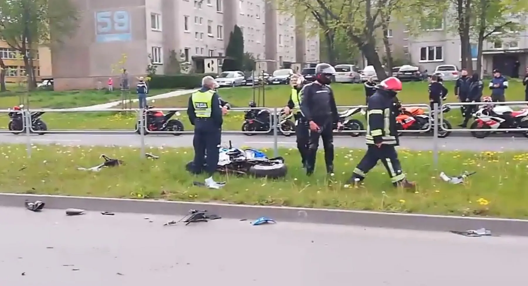 Motociklo avarija šiaurės pr.