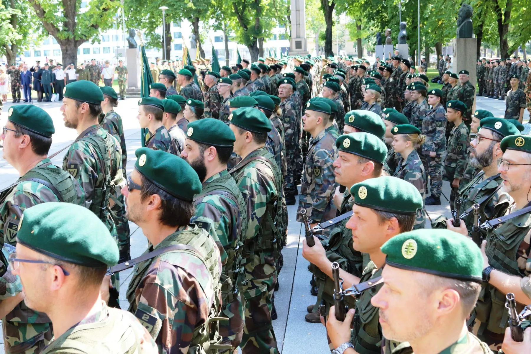 Lietuvos šaulių sąjungos vėliavos perdavimo ceremonija