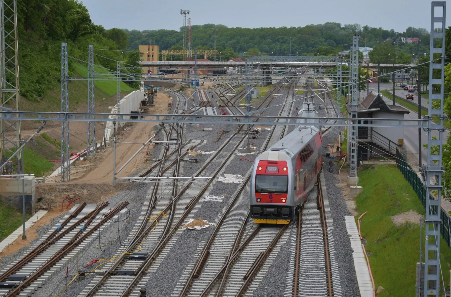 Traukiniai, Kauno geležinkelio stotis