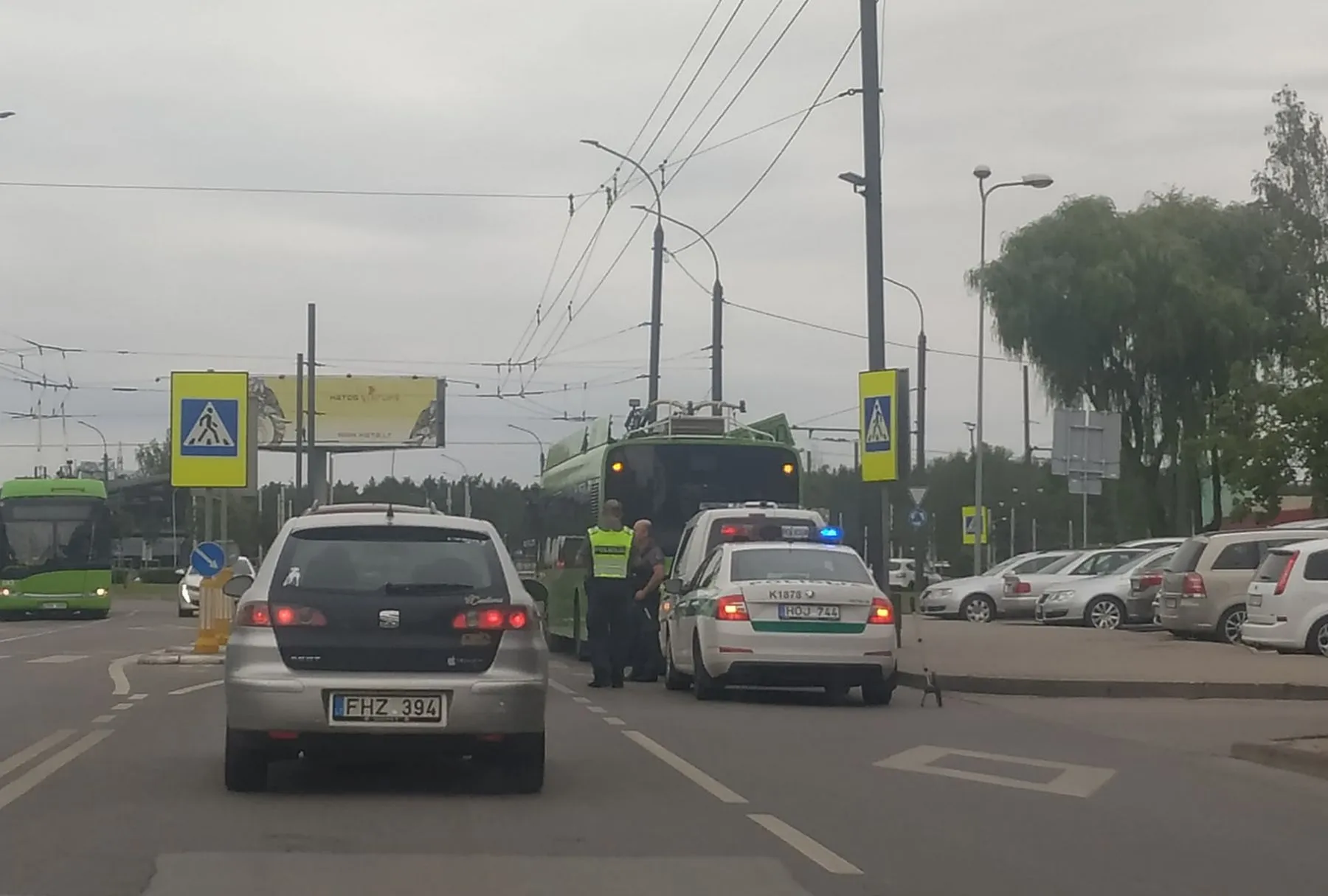 Troleibusas kliudė pėsčiąjį