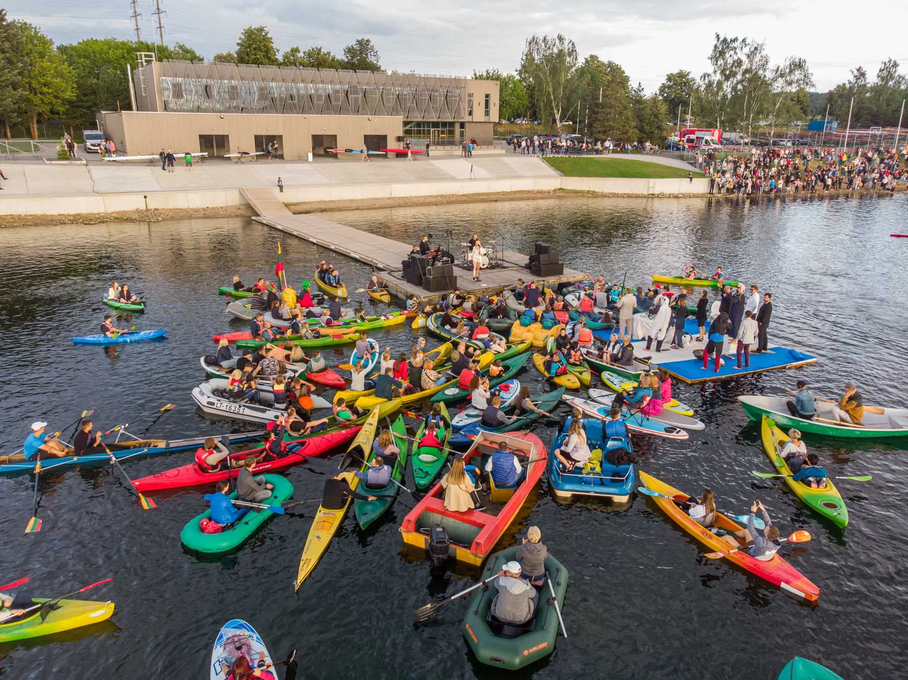 Irklavimo bazės Lampėdžio ežere atidarymas