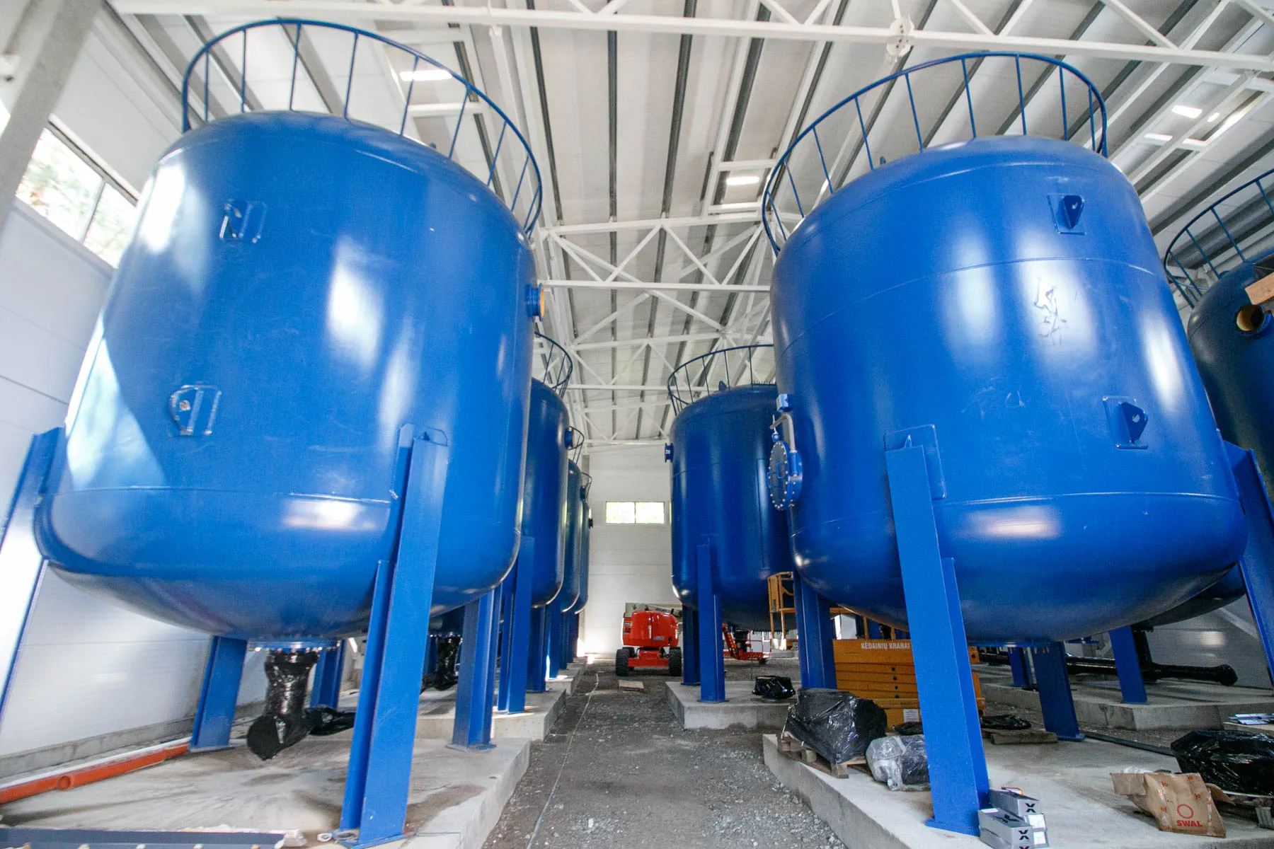 Vandens gerinimo įrenginių statybos Vičiūnų vandenvietėje