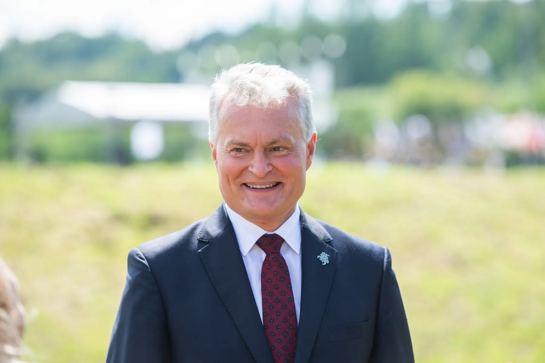 Gitanas Nausėda tremtinių, politinių kalinių ir laisvės kovų dalyvių sąskrydyje