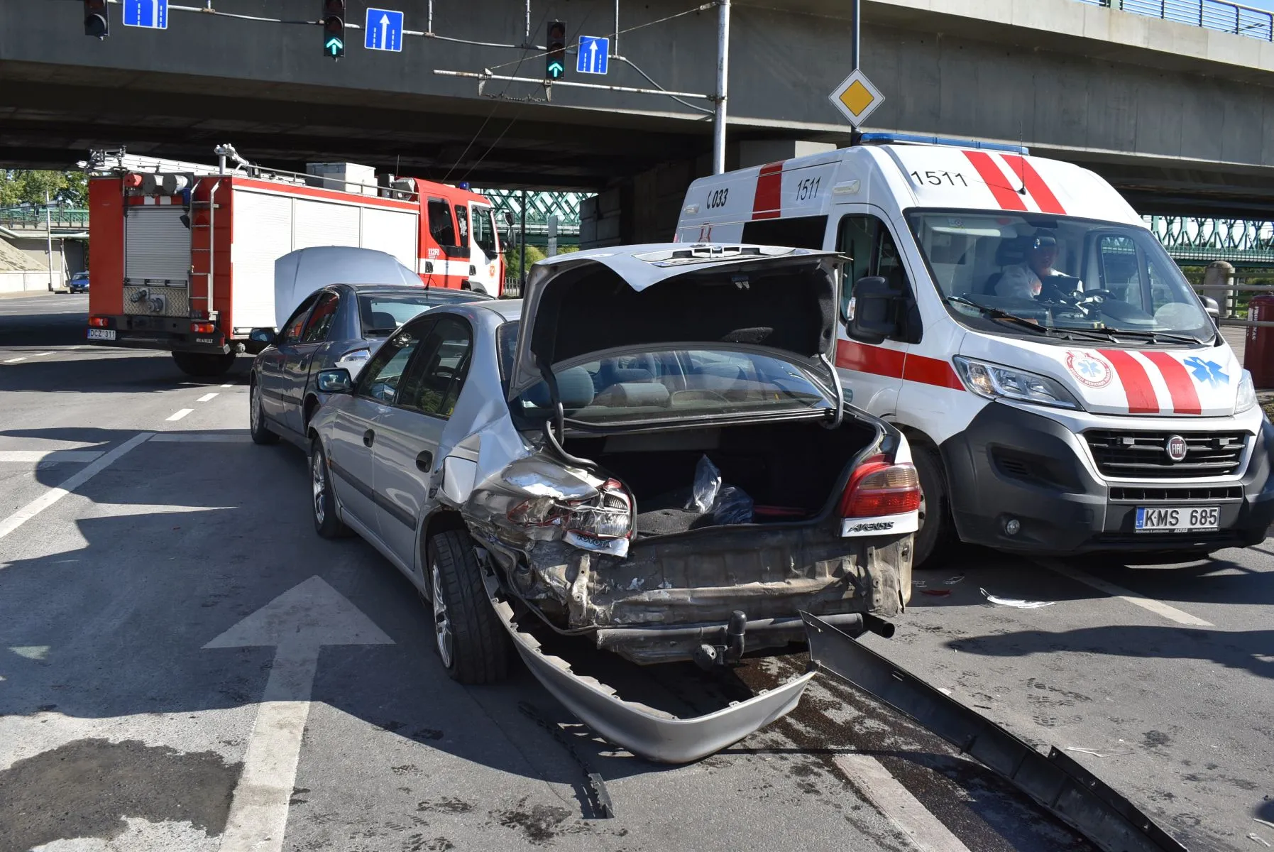 Avarija K. Mindaugo prospekte