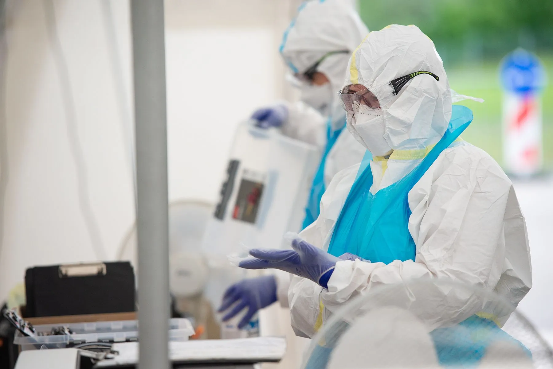 Koronavirusas, testavimas, mobilus punktas