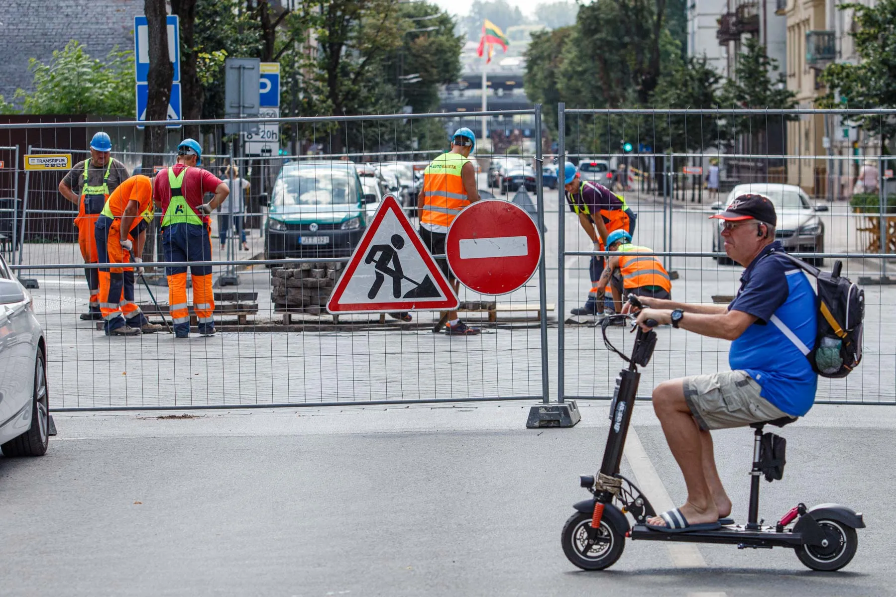 A. Mickevičiaus gatvės remonto darbai