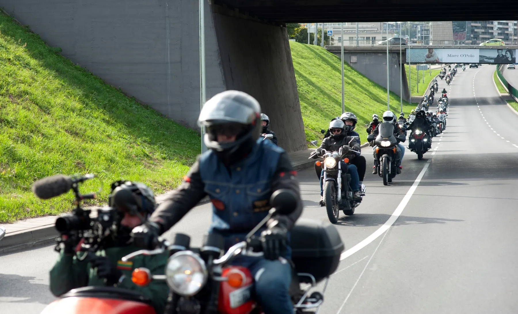 Motociklininkų ir neregių bendruomenės akcija „Mane veža“