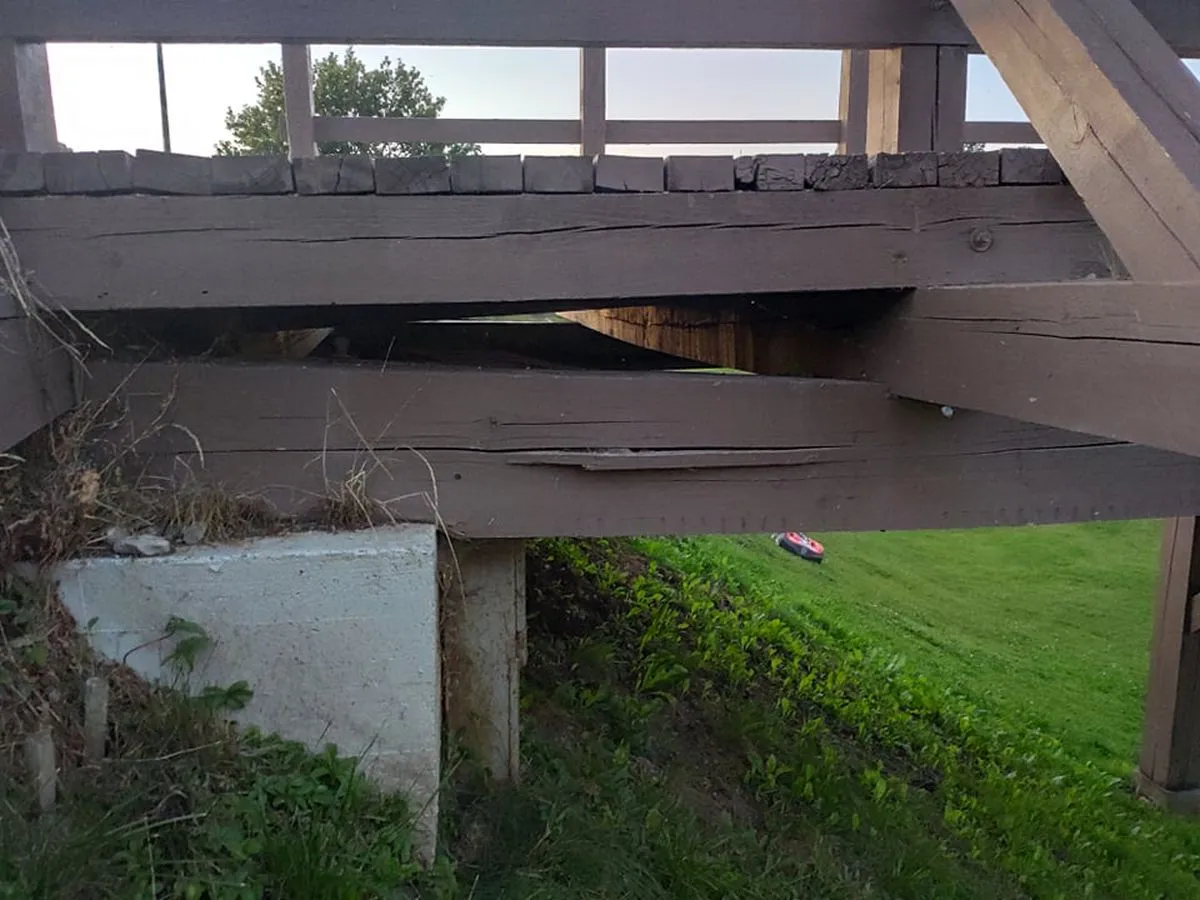 Lūžtantis Kauno pilies tiltas