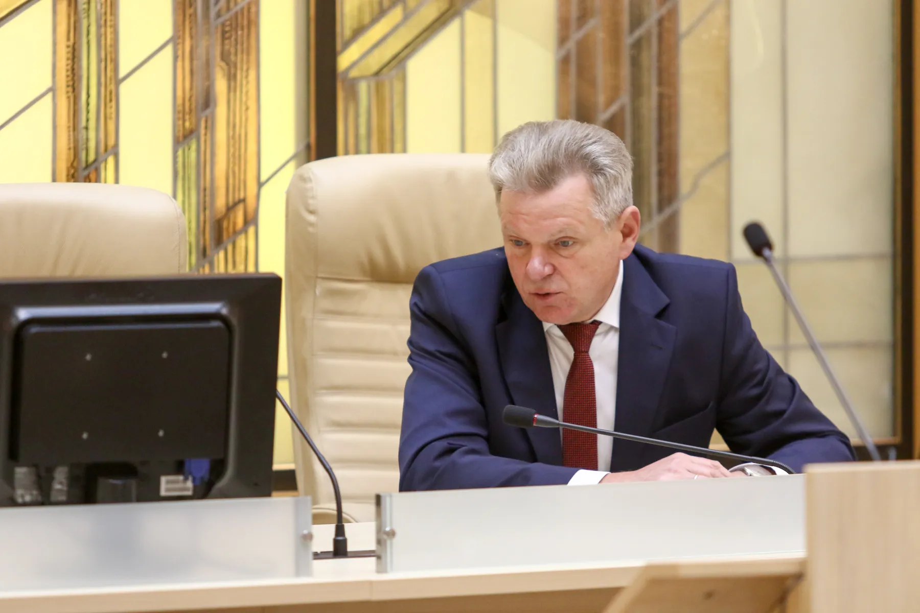 V. Matijošaičio susitikimas su J. Narkevičiumi