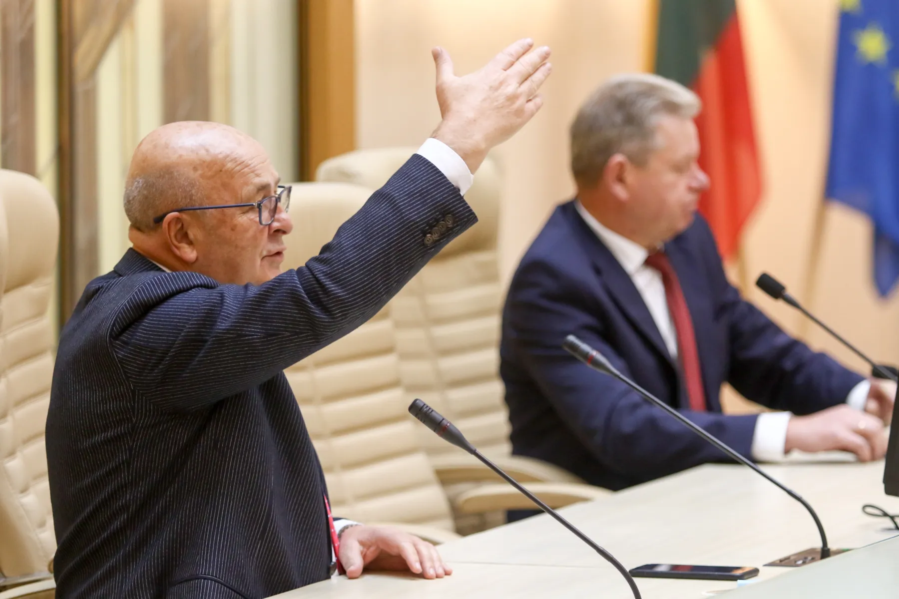 V. Matijošaičio susitikimas su J. Narkevičiumi