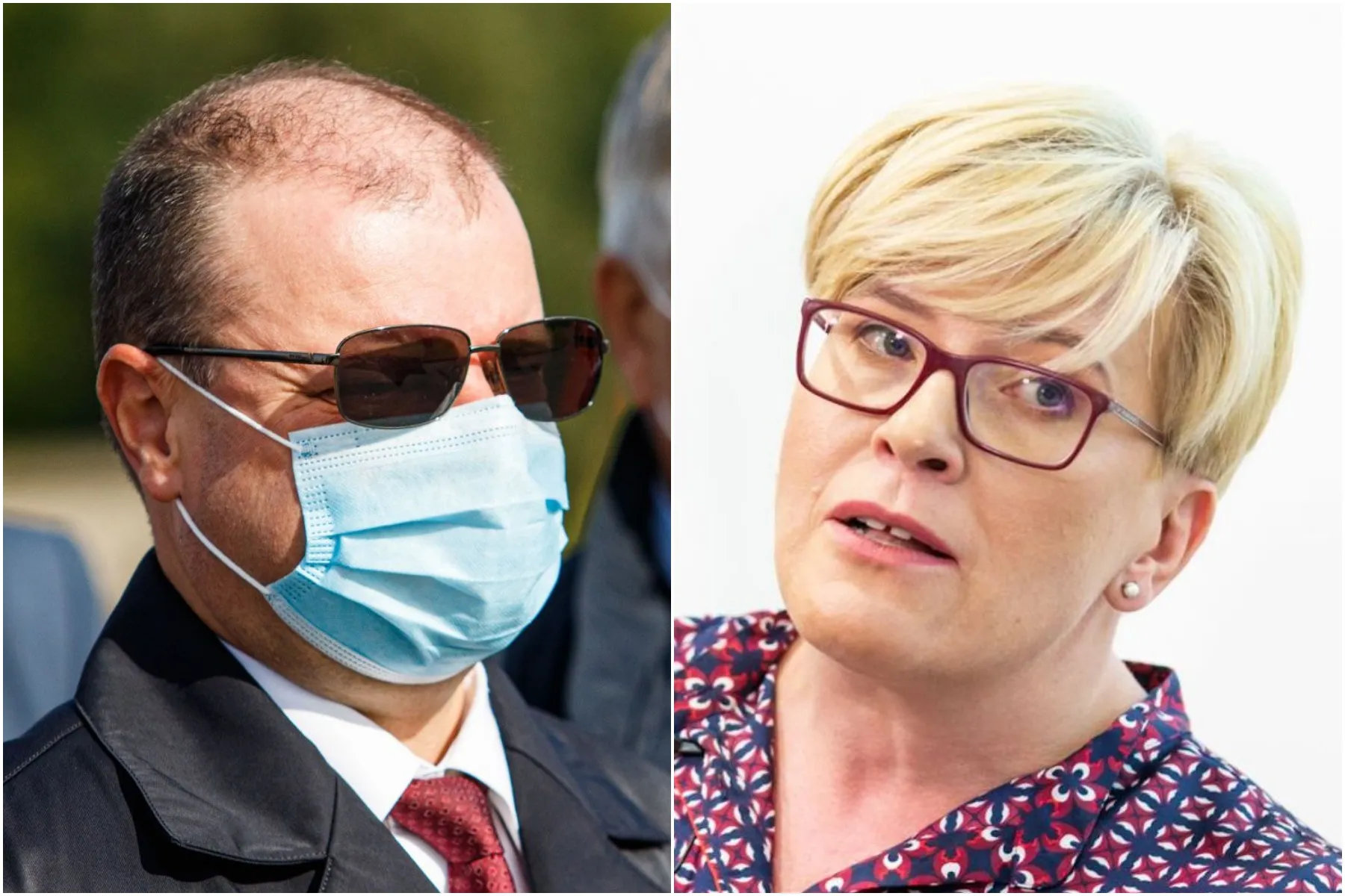 Saulius Skvernelis ir Ingrida Šimonytė