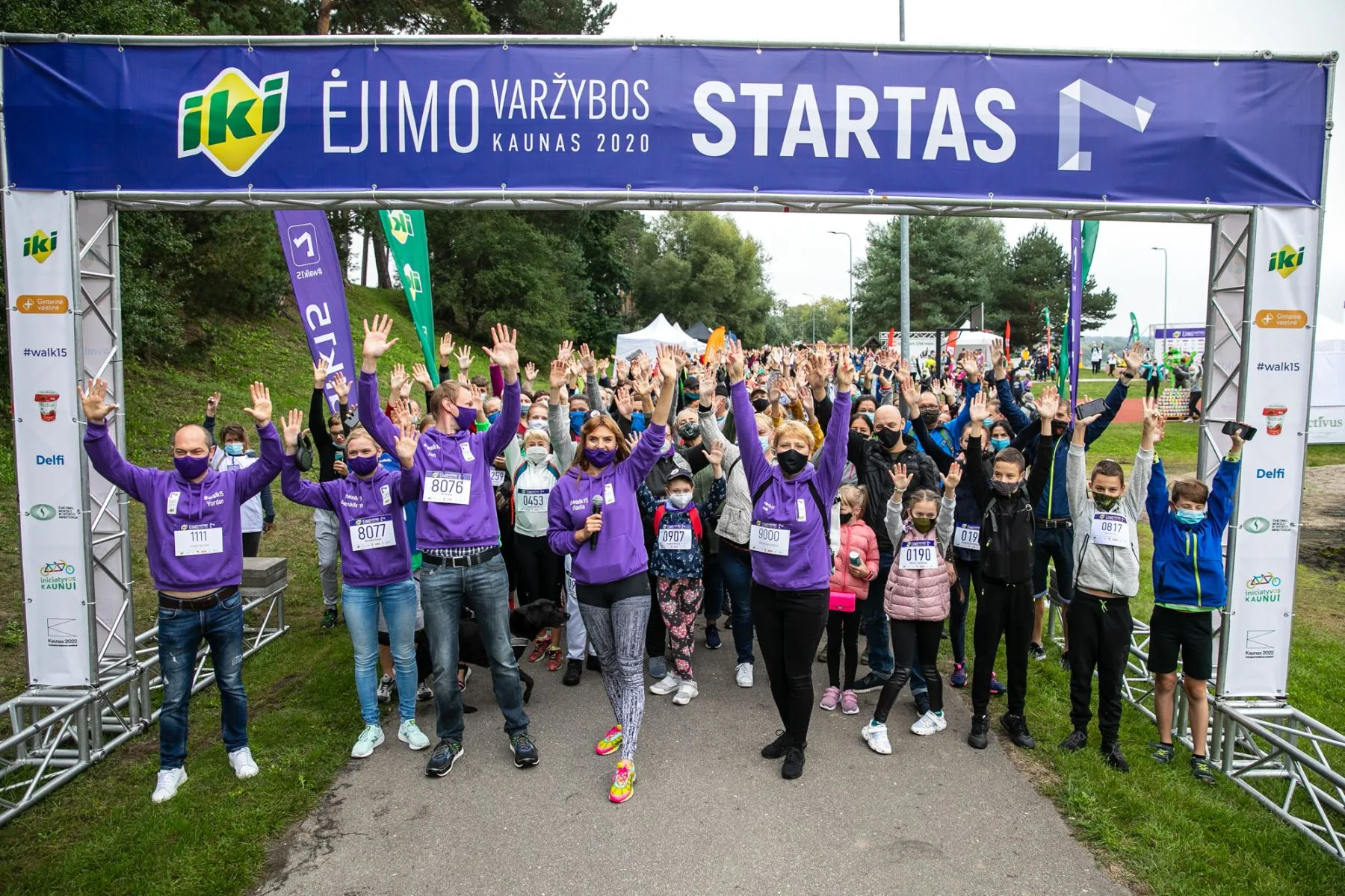 „IKI Ėjimo varžybos“ Panemunės šile