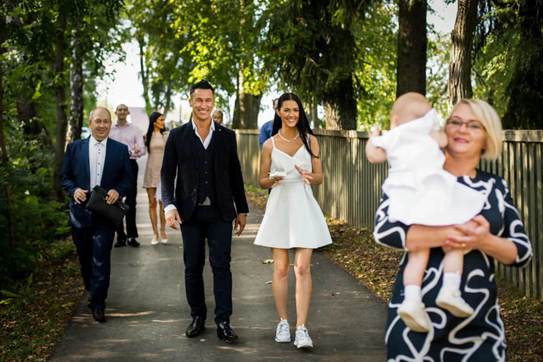 Sauliaus Skambino dukros krikštynos