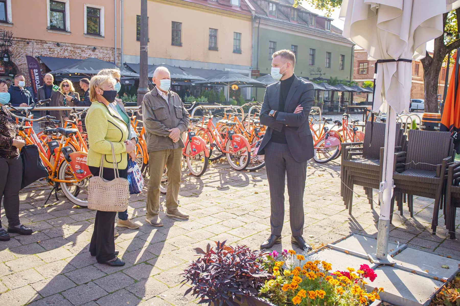 R. Karbauskis ir G. Landsbergis atvyko balsuoti