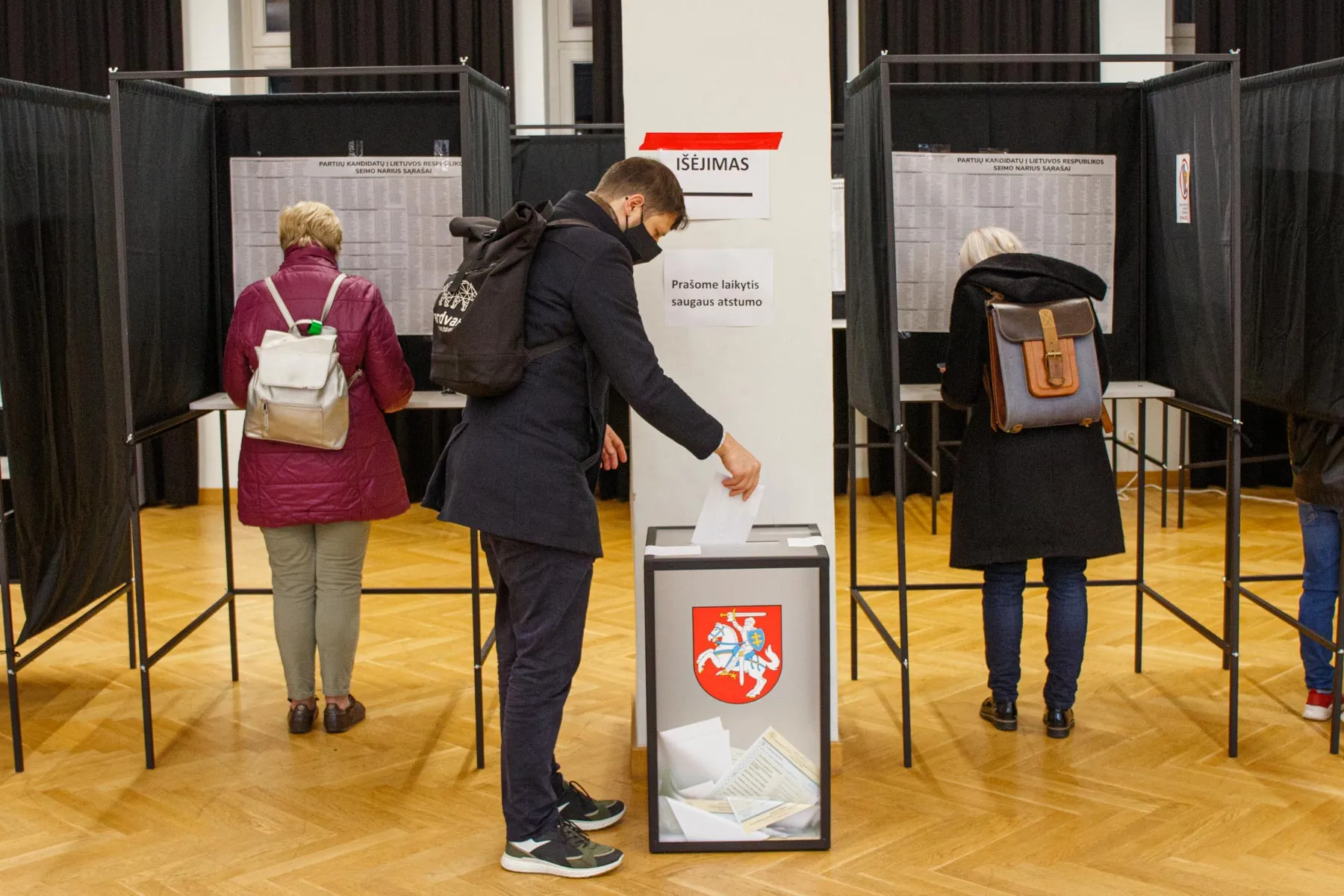 Balsavimas rinkimų dieną