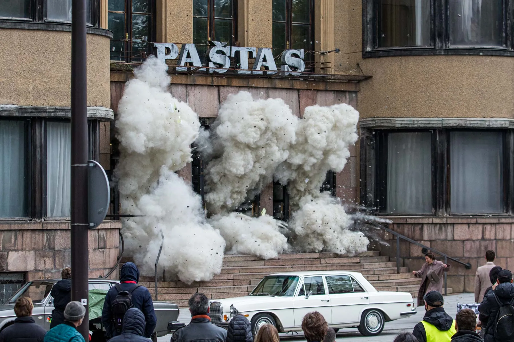 Serialo „Clark“ filmavimas Kaune