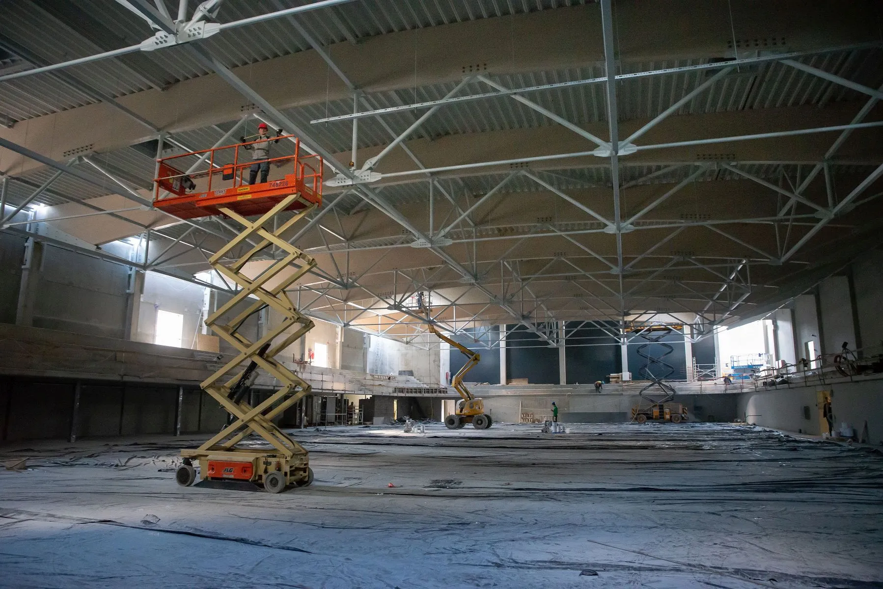 Naujos ledo arenos statybos