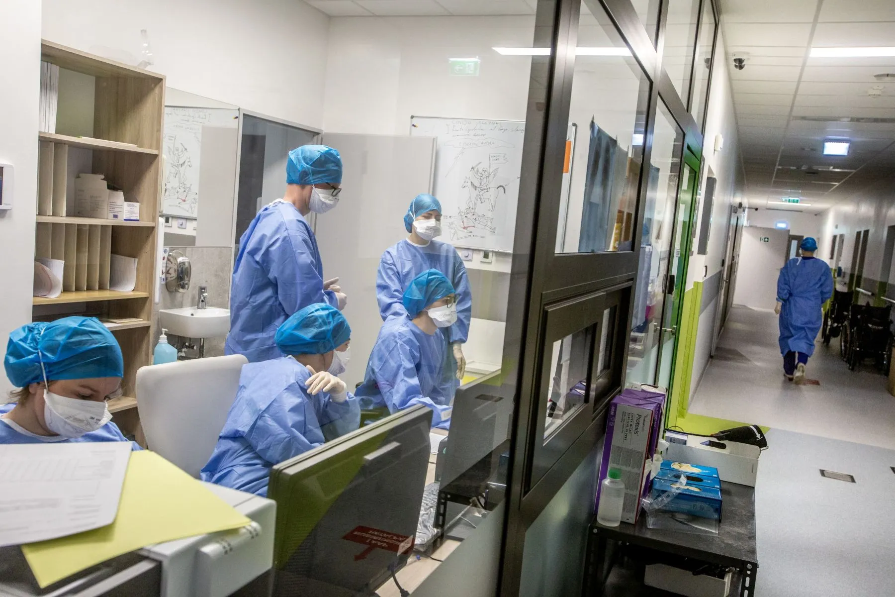 Koronaviruso pacientai VUL Santaros klinikose