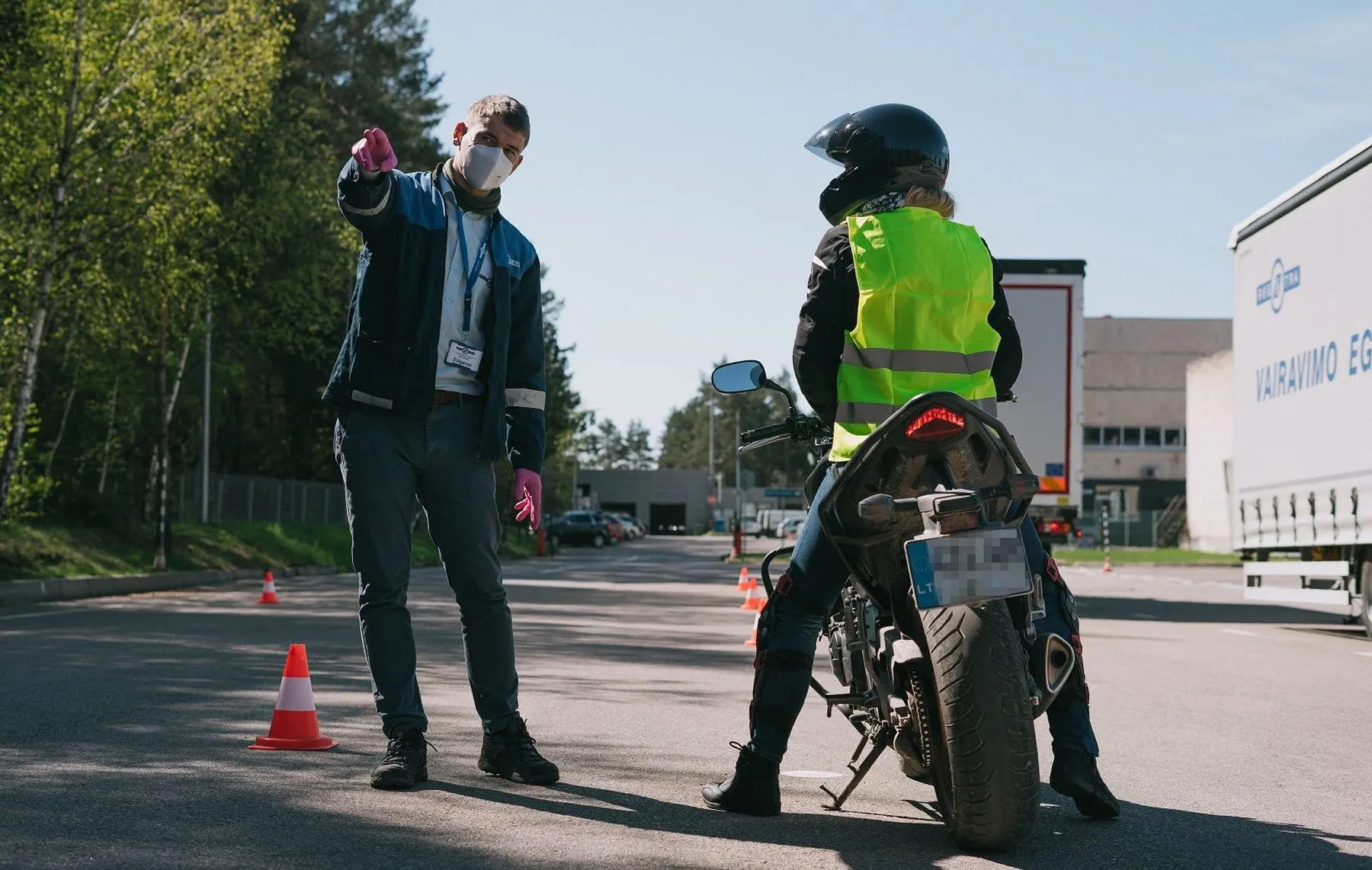 regitra, motociklo teisės