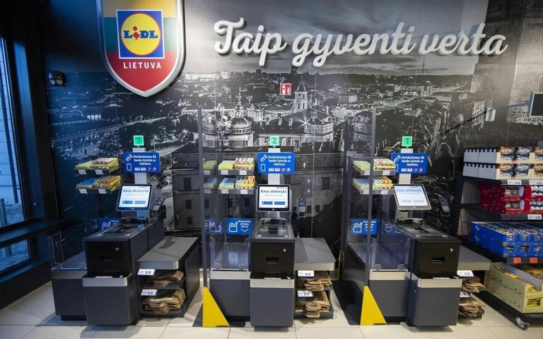 Lidl savitarnos kasos