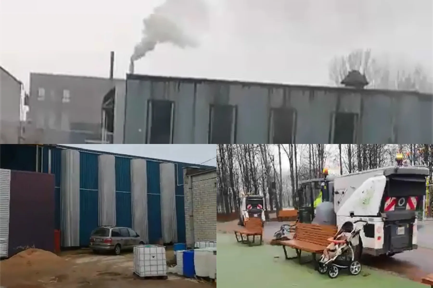 Užterštas oras Kalniečių parke