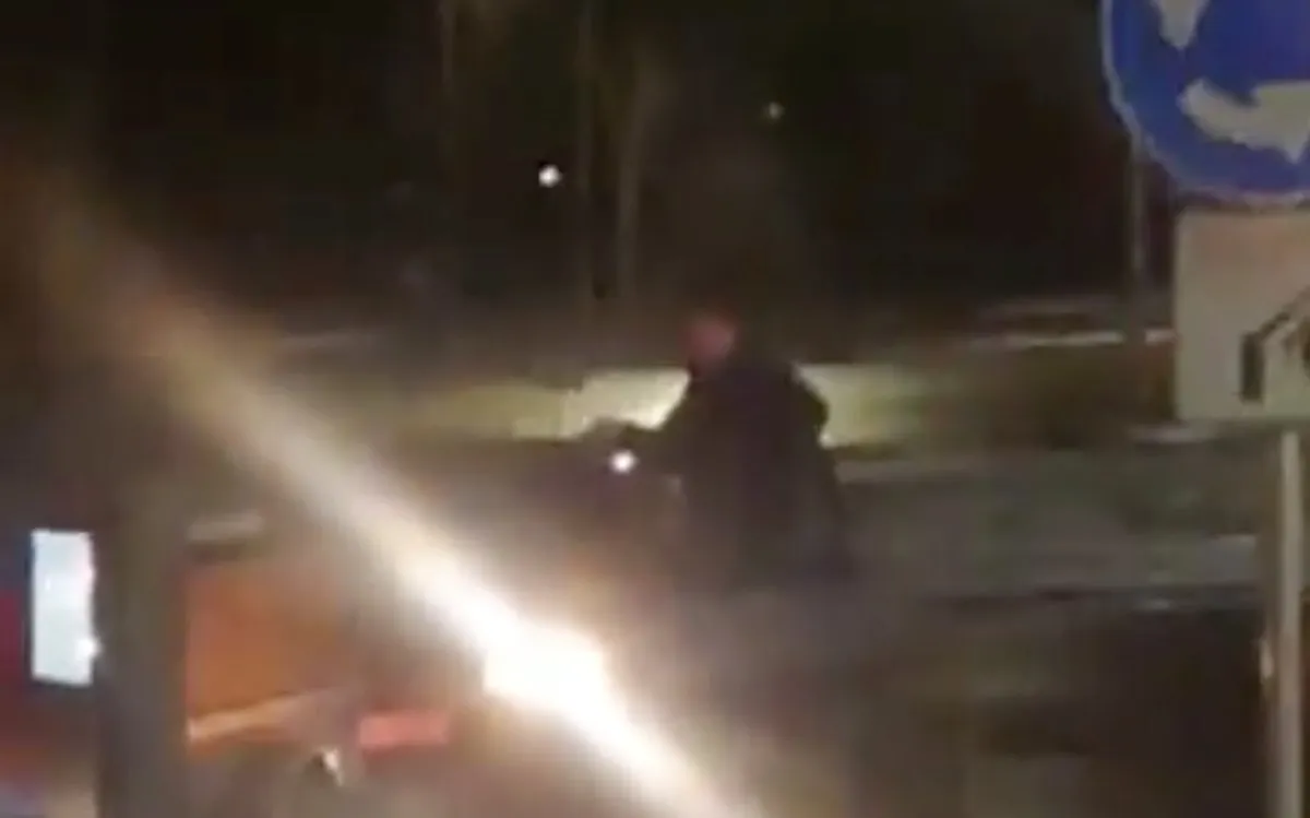 Muštynės prei prekybos centro