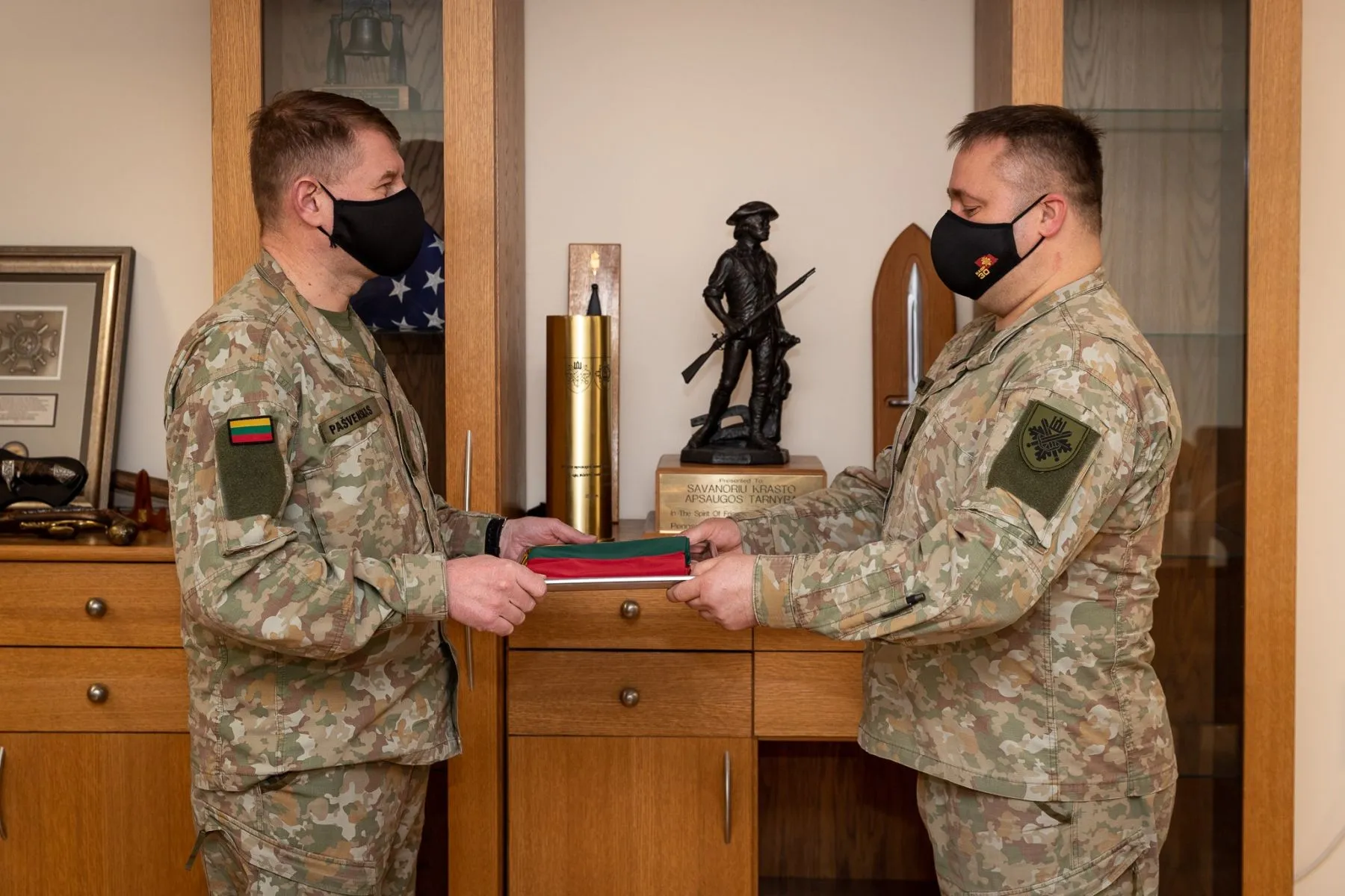 Lietuvos kariai išvyko į Ukrainą /  M. Lysenko nuotr.