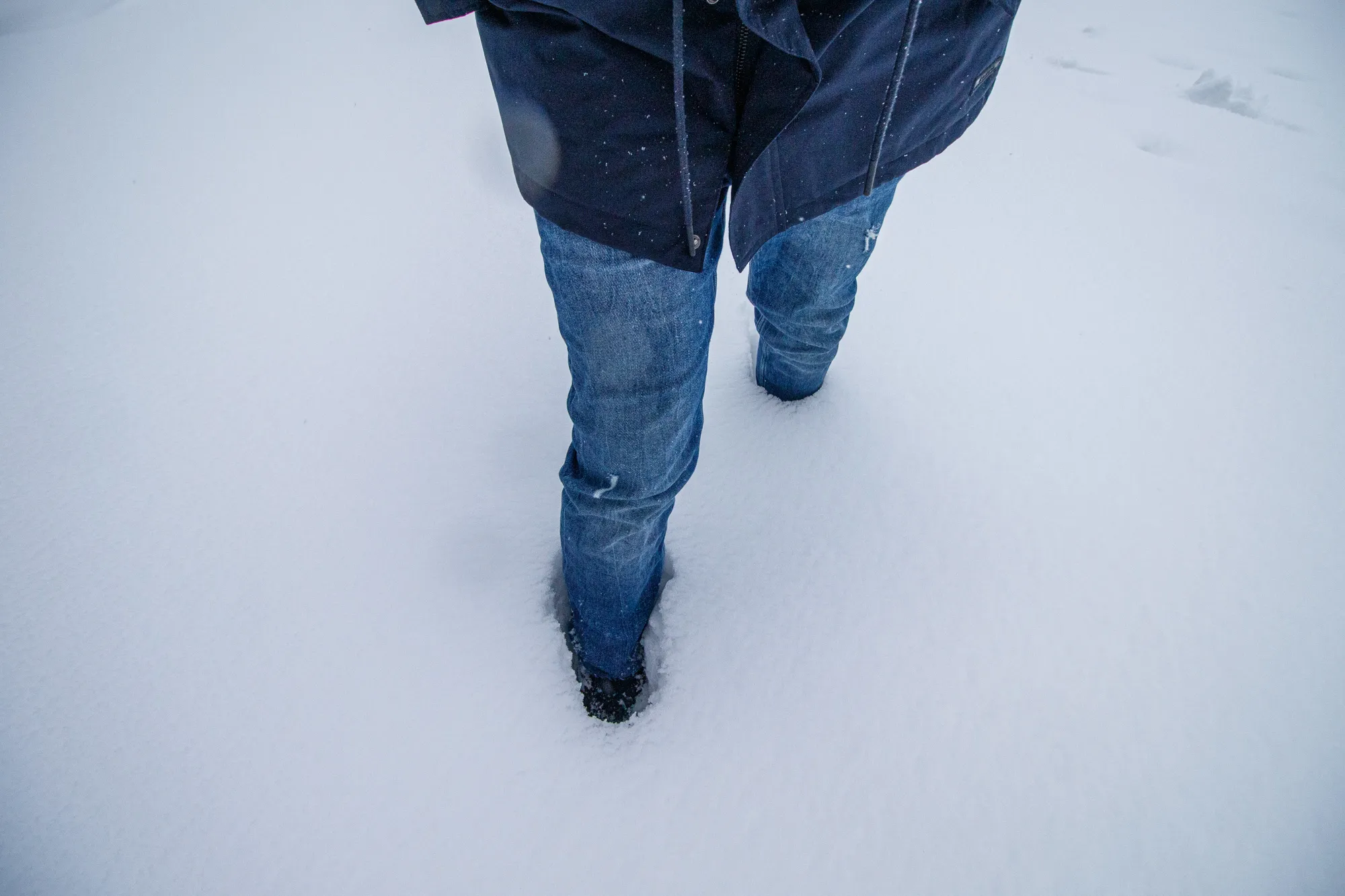 Gausus sniegas Kaune