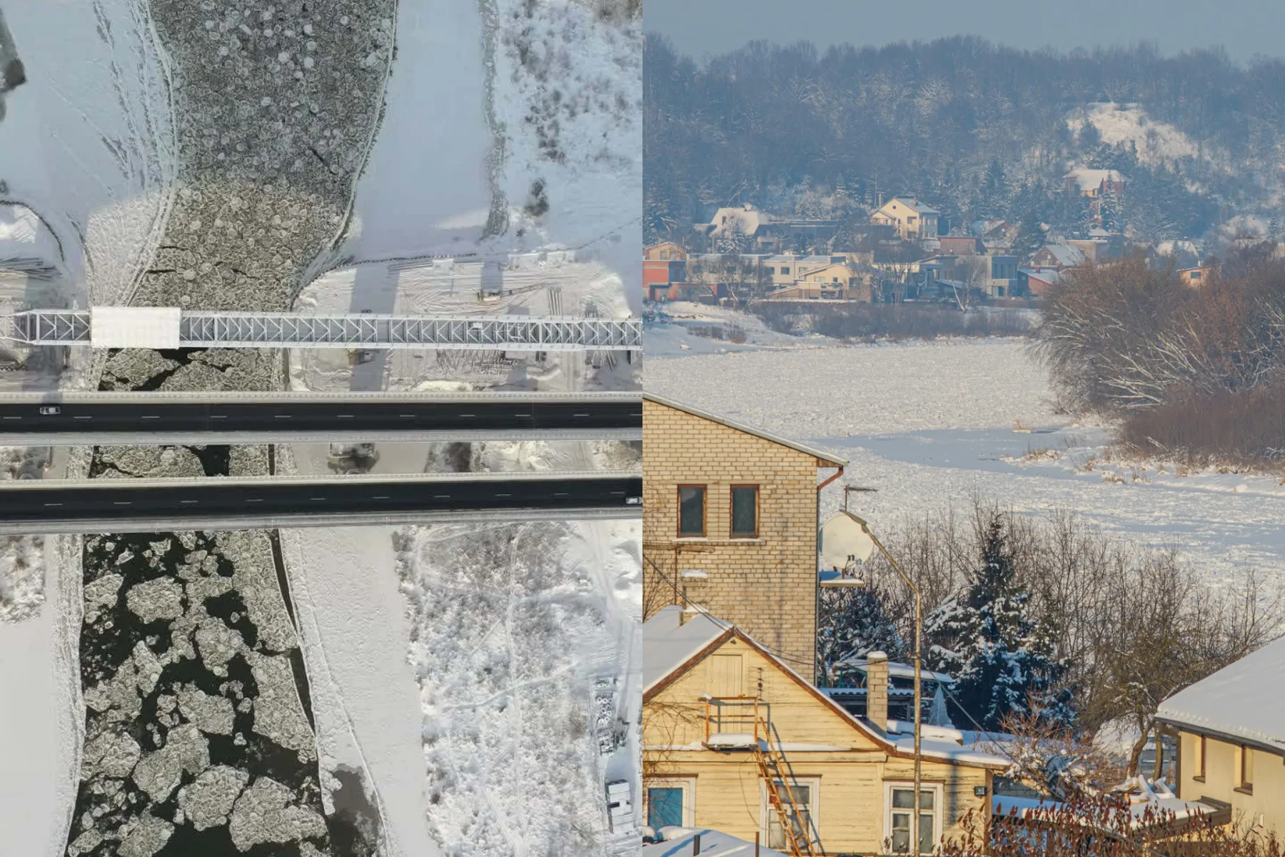 Ledų sangrūdos Neryje