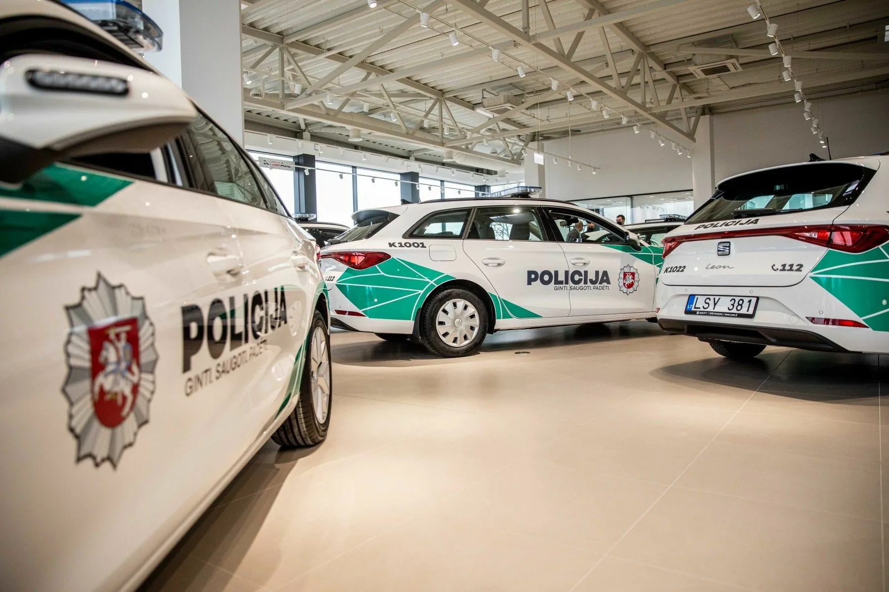 Nauji policijos automobiliai / DELFI nuotr.