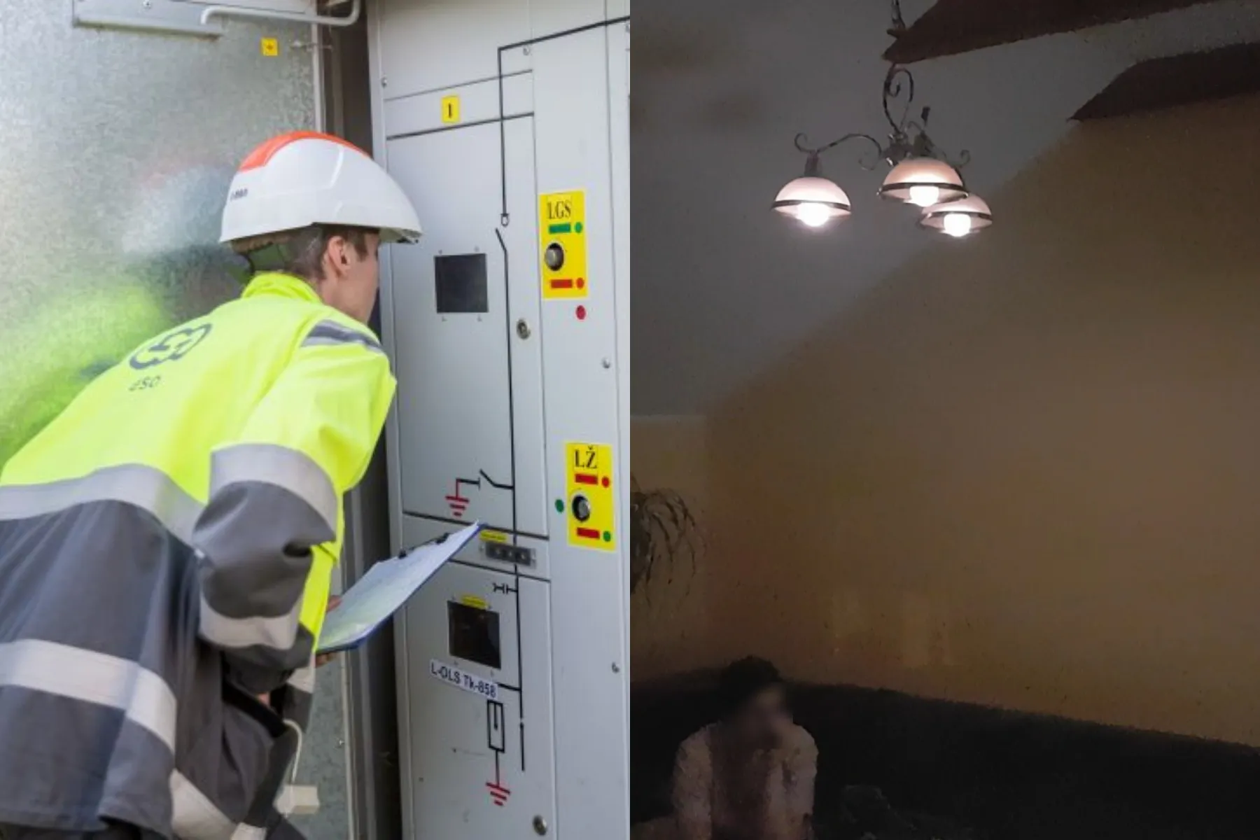 Elektros tiekimo sutrikimai Ringauduose