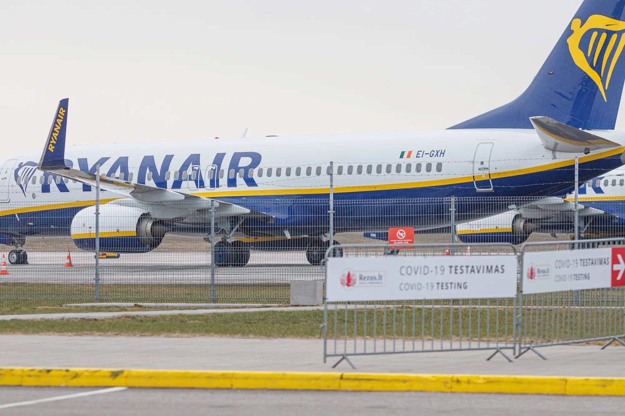 COVID-19 testavimo punktas oro uoste