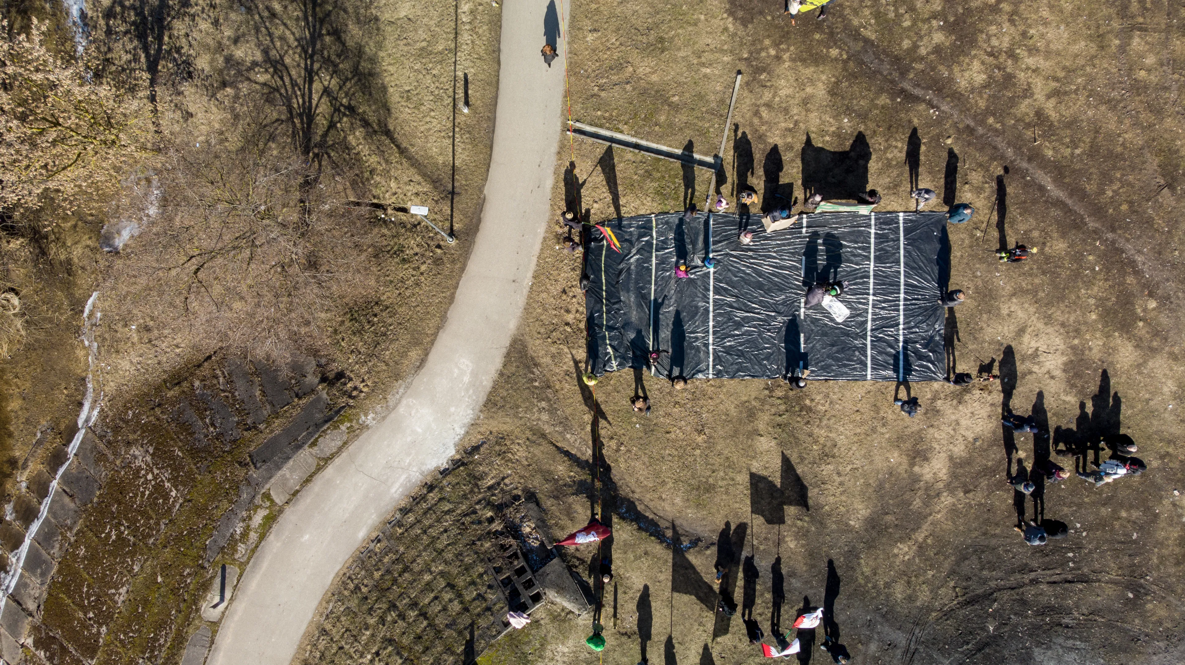 Žemųjų Šančių protestas Nemuno krantinėje