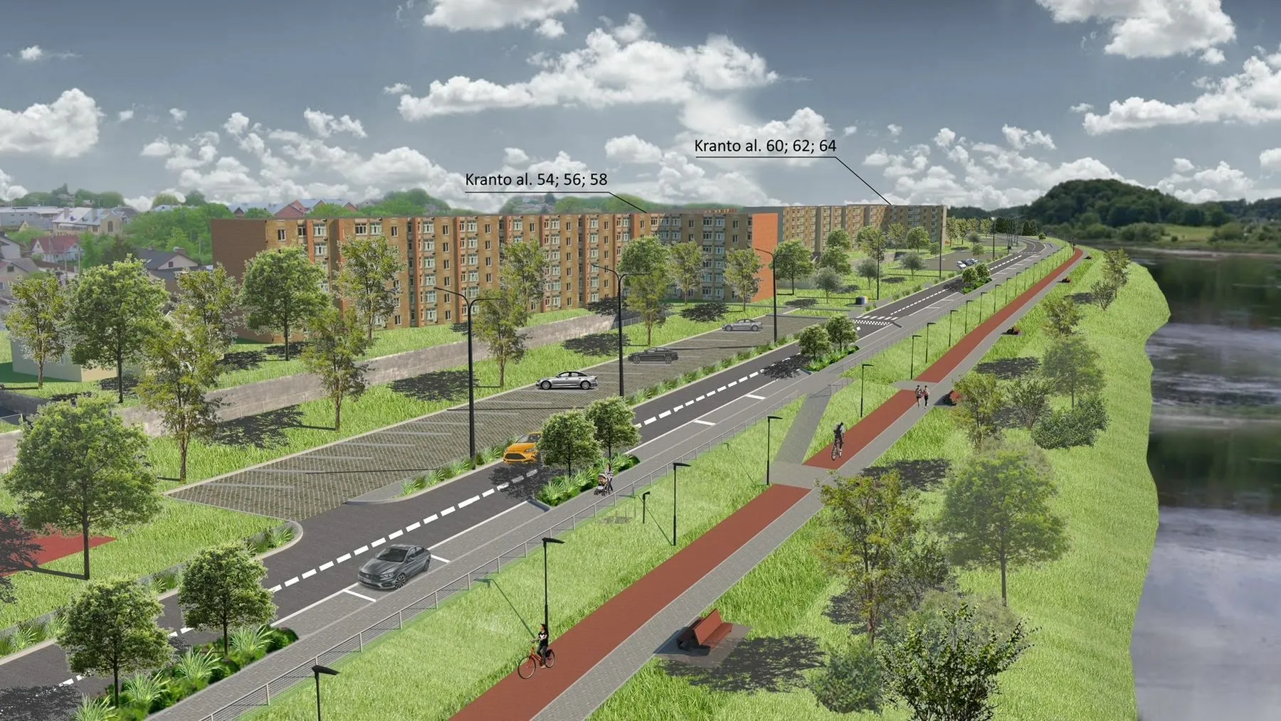 Numatyti pokyčiai Kranto alėjos prieigose