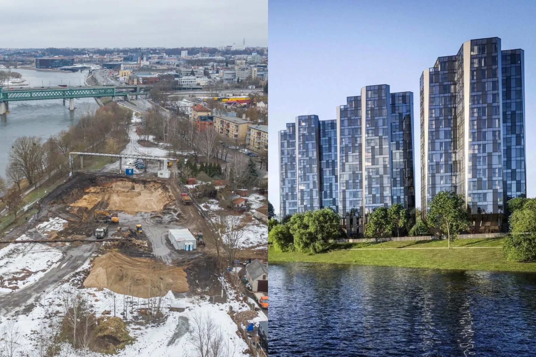 Pradedamas statyti 16-os aukštų namas Šančiuose